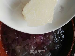 紫薯银耳汤的做法步骤：8