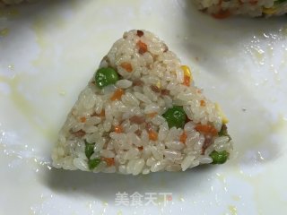 培根杂蔬饭团的做法步骤：11