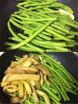 茄子炒豆角的做法步骤：5