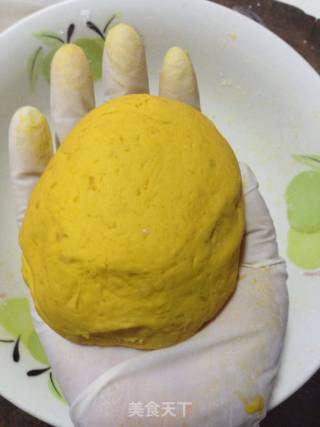 爱心南瓜饼的做法步骤：5