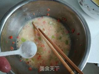 大葱胡萝卜炒蛋的做法步骤：4