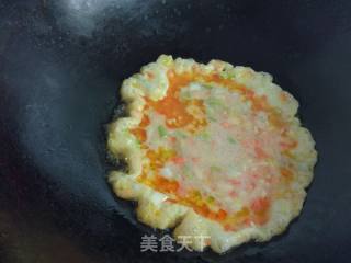 大葱胡萝卜炒蛋的做法步骤：7