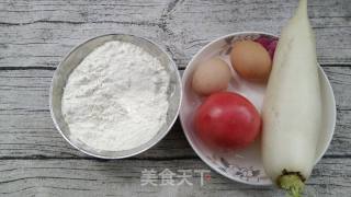 秋季滋阴润肺 #萝卜番茄疙瘩汤的做法步骤：1