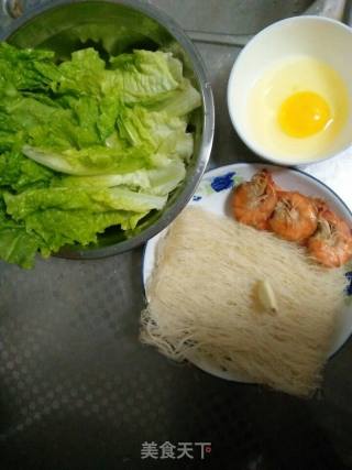 夜宵粉丝汤的做法步骤：1