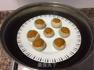 口蘑酿南瓜的做法步骤：5
