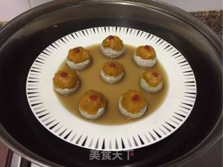 口蘑酿南瓜的做法步骤：6