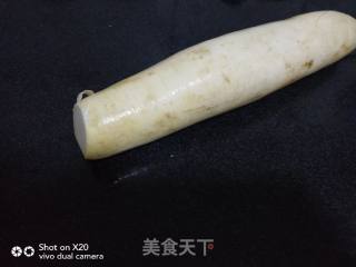 糖醋白萝卜的做法步骤：1