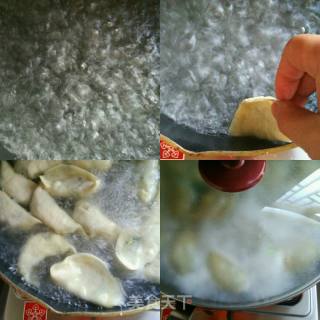 虾仁韭菜鸡蛋饺的做法步骤：5