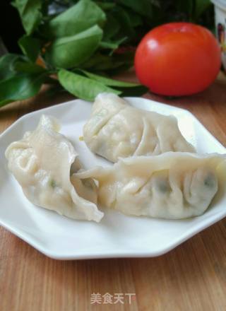 虾仁韭菜鸡蛋饺的做法步骤：6