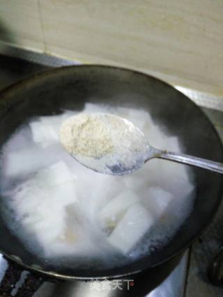 海米冬瓜汤（爽口版）的做法步骤：8