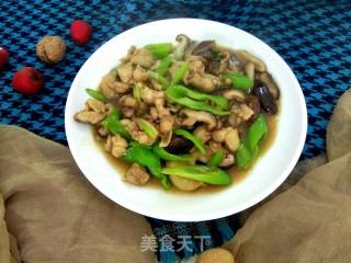 香菇鸡腿肉的做法步骤：7