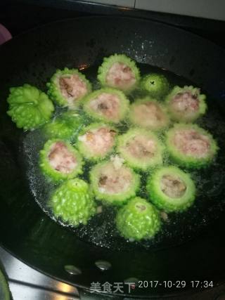 自家的苦瓜酿的做法步骤：10
