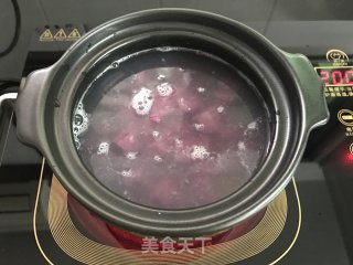 紫薯小米粥的做法步骤：6