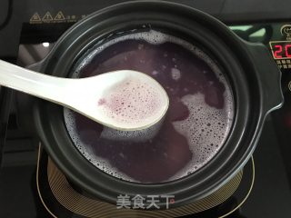 紫薯小米粥的做法步骤：7