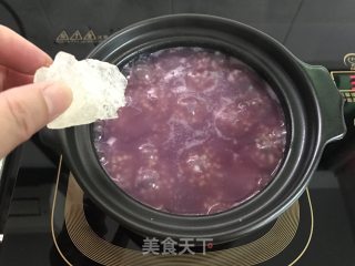 紫薯小米粥的做法步骤：9