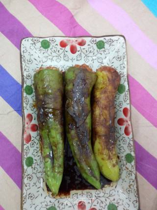 虎皮尖椒酿肉的做法步骤：11
