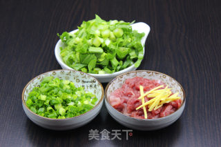 菜心瘦肉粥的做法步骤：4