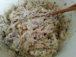 煎藕饼的做法步骤：5