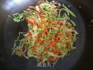 炒粉干的做法步骤：3