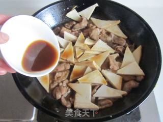 青椒鸭脯肉千叶豆腐的做法步骤：6