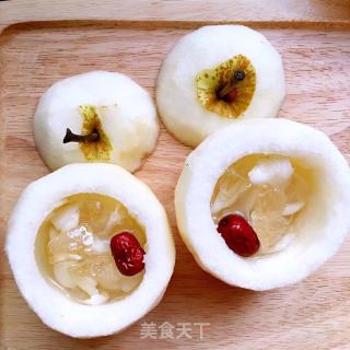 滋补梨盅的做法步骤：6