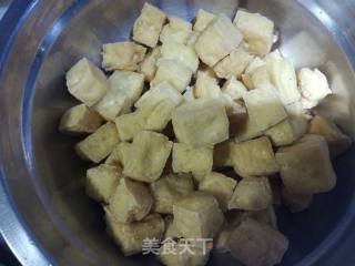 油豆腐扒菜心的做法步骤：6