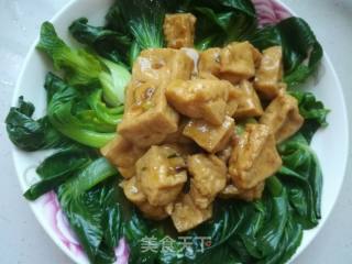 油豆腐扒菜心的做法步骤：18