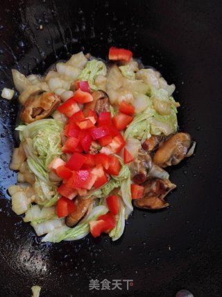 淡菜炒白菜的做法步骤：10