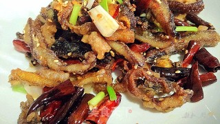 辣子鳝鱼的做法步骤：11