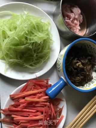 川式鱼香肉丝的做法步骤：3