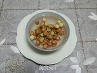 莲子花生豆浆的做法步骤：2