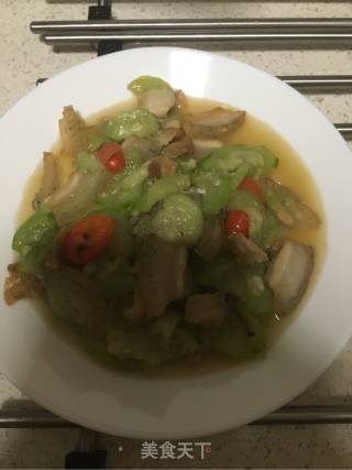 丝瓜炒肉的做法步骤：7