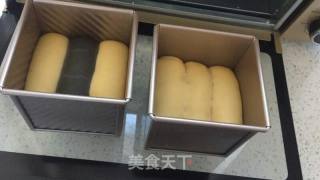 芝麻原味双色土司的做法步骤：7
