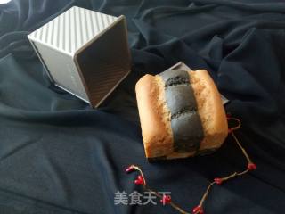 芝麻原味双色土司的做法步骤：12