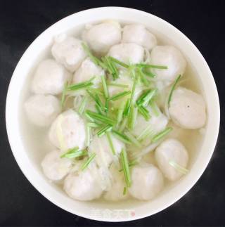醋椒鱼丸汤的做法步骤：14