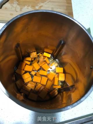 南瓜燕麦豆浆的做法步骤：2