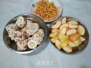 虫草花糯玉米汤的做法步骤：2