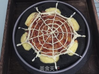 万圣节黑披萨的做法步骤：19