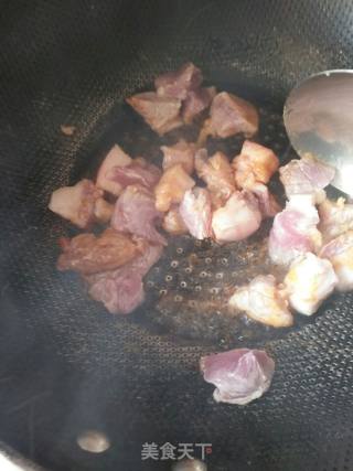 红焖肉版一锅出的做法步骤：4