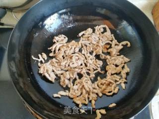 榨菜炒肉丝的做法步骤：5