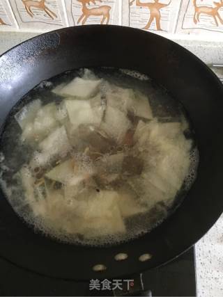 猪肝冬瓜汤的做法步骤：4