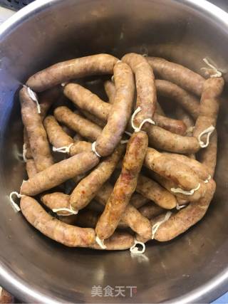 自制黑胡椒风味脆皮肠的做法步骤：28