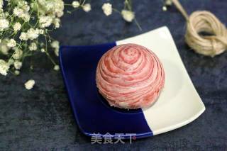 四色螺旋蛋黄酥的做法步骤：31