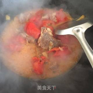 番茄炖牛肉的做法步骤：7