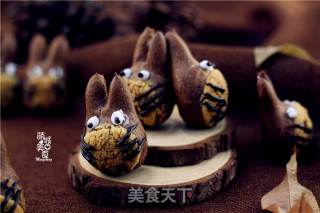 萌哒哒龙猫泡芙的做法步骤：21
