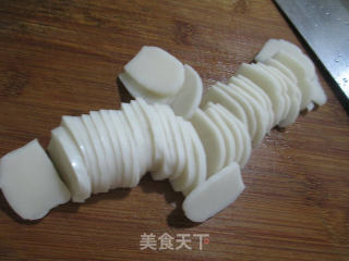 雪菜蛏子年糕汤的做法步骤：2