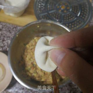 玉米粒微甜小煎包的做法步骤：4