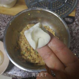 玉米粒微甜小煎包的做法步骤：5