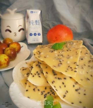 黑芝麻鸡蛋饼的做法步骤：7