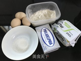 大理石纹焦糖乳酪磅蛋糕的做法步骤：1
